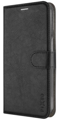 Pouzdro na mobil flipové FIXED Opus na Apple iPhone 16 černé