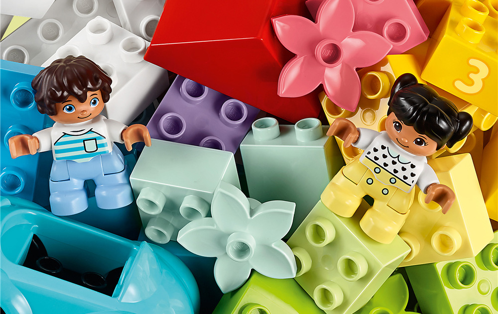 Stavebnice LEGO® DUPLO® 10913 Box s kostkami Kostky s čísly a známé předměty pomáhají dětem poznávat svět a rozvíjet základní dovednosti při hře