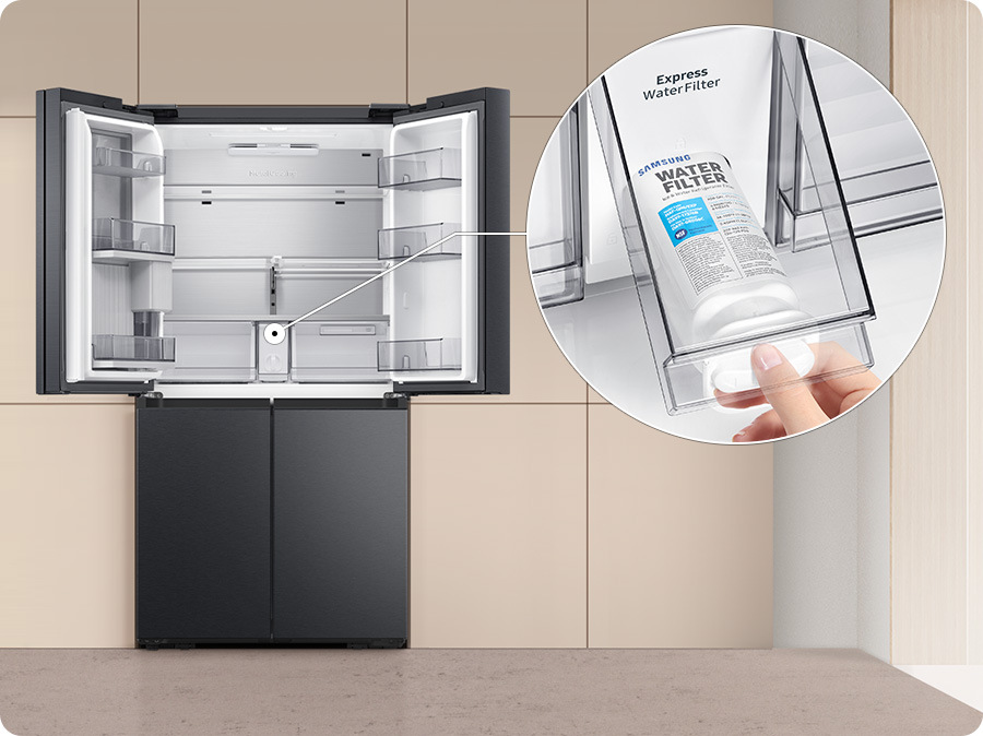 Integrovaný vodní filtr