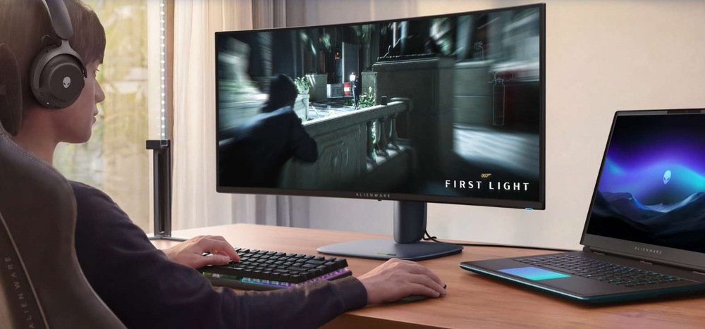 Herní monitor Dell Alienware AW3426DW černý