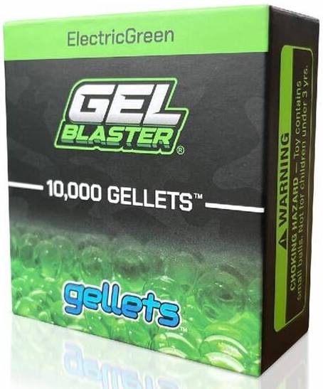 Kuličky Gel Blaster Inc. Gellets - Electric Green 10k