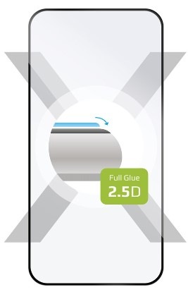 Tvrzené sklo FIXED Full-Cover na Motorola Moto G84 černé