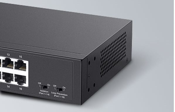 Switch Mercusys MS116GS, 16 port, Gigabit černý Switch Mercusys MS116GS, 16 port, Gigabit černý