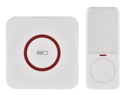 Zvonek bezdrátový EMOS GoSmart P5735WS bílý Zvonek bezdrátový EMOS GoSmart P5735WS bílý