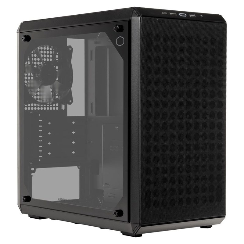 PC skříň Cooler Master MasterBox Q300L V2, černá barva.