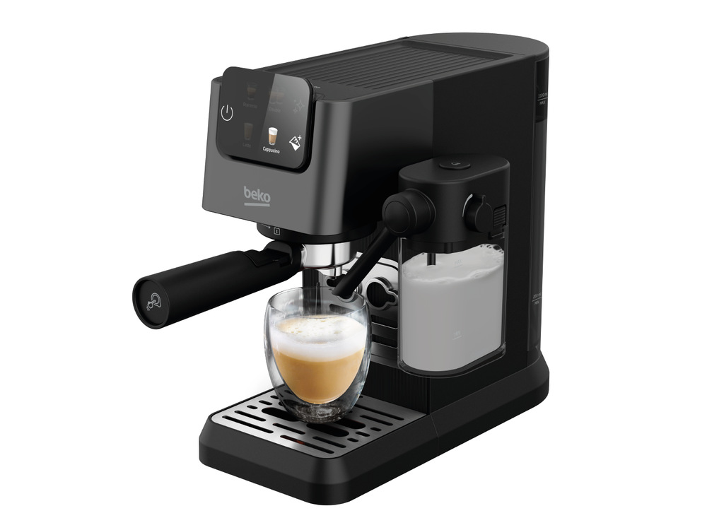 Pákový kávovar Beko Caffe experto CEP5464DX černý Pákový kávovar Beko CEP5464DX
