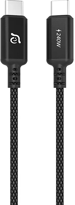 Kabel ADAM Elements CASA P200 USB-C/USB-C 240W, 2 m, černá