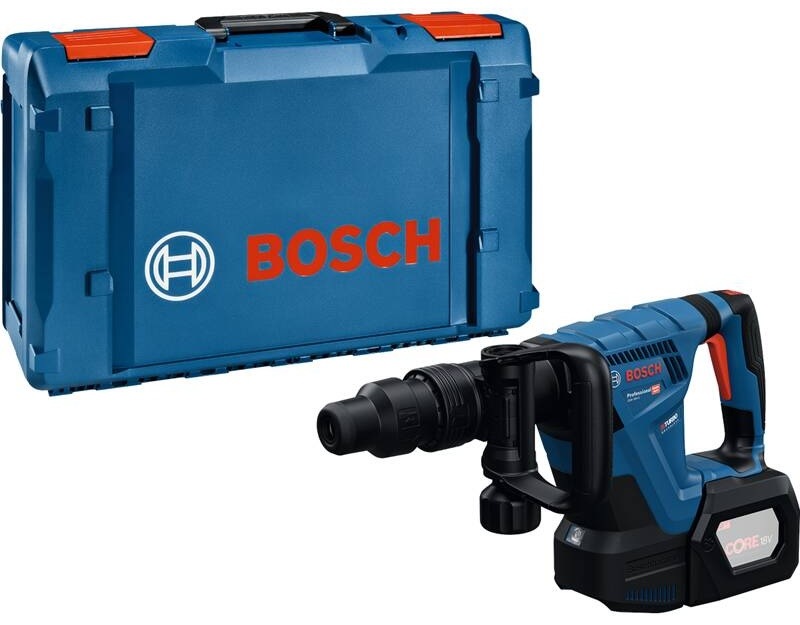Bosch Professional GSH 18V-5 sekací kladivo v kufru modré provedení s SDS max upínáním