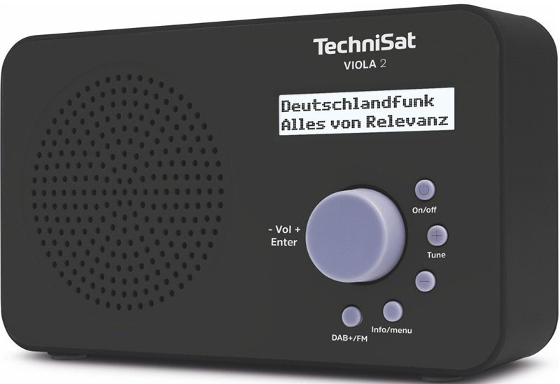 Radiopřijímač DAB+ Technisat VIOLA 2, černý