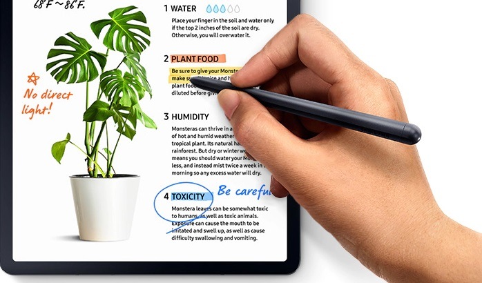 Stylus Samsung na Galaxy Tab S7/S7+ černý