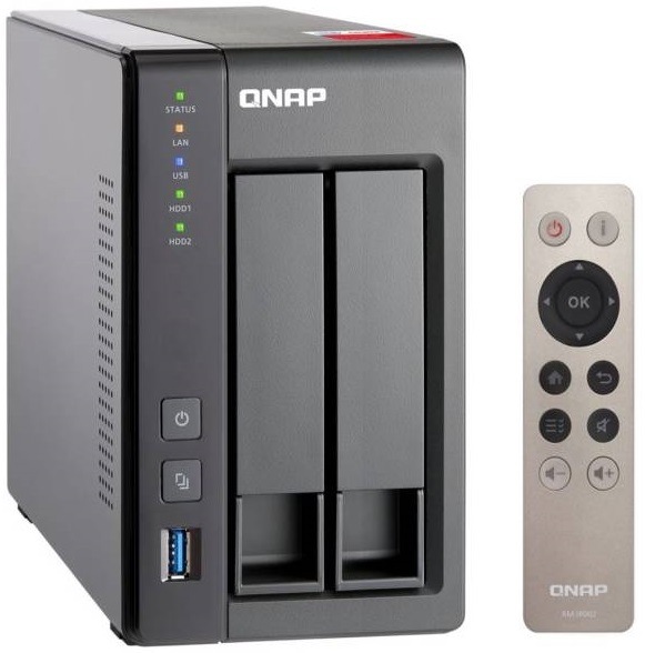 Datové úložiště (NAS) QNAP TS-251+-2G šedá