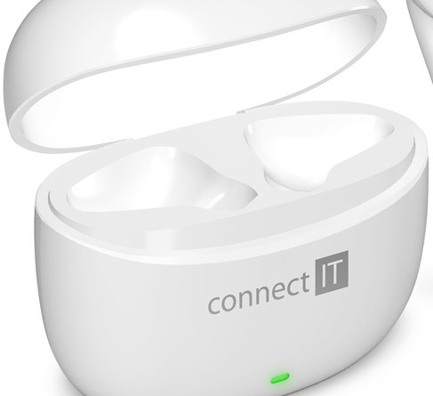 Connect IT True Wireless SonicBass, bílá