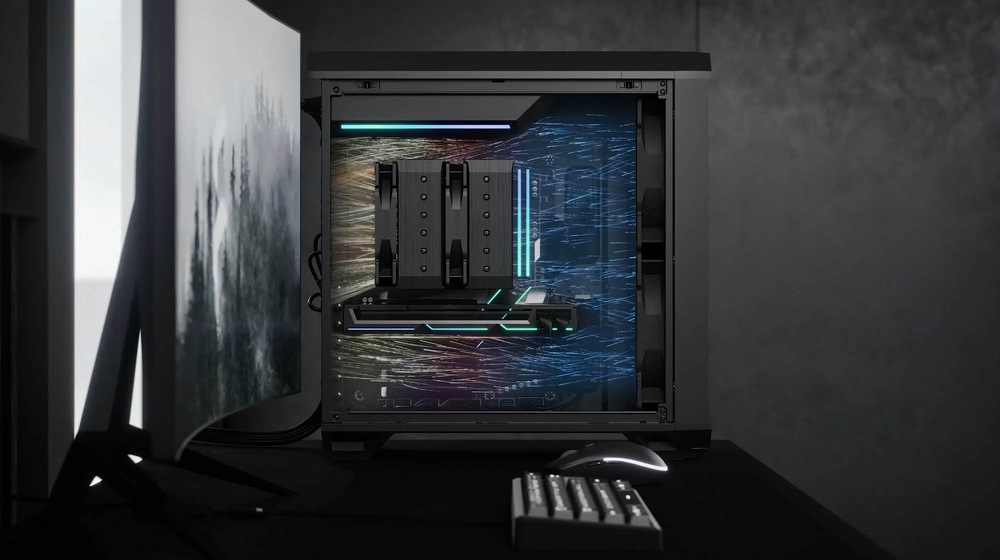 Case FRACTAL DESIGN Torrent RGB Tempered Glass Clear Tint bílá Fractal Design Torrent RGB Tempered Glass Clear Tint