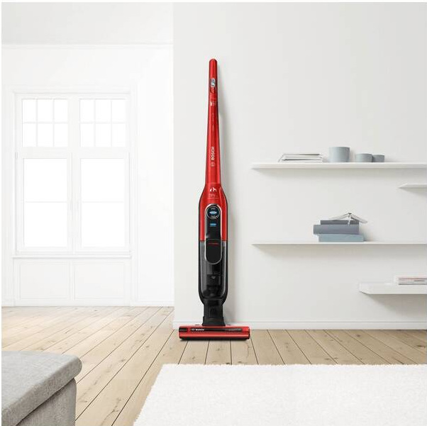 Tyčový vysavač Bosch BCH86PET2 Athlet ProAnimal 28Vmax, Serie 6 červený