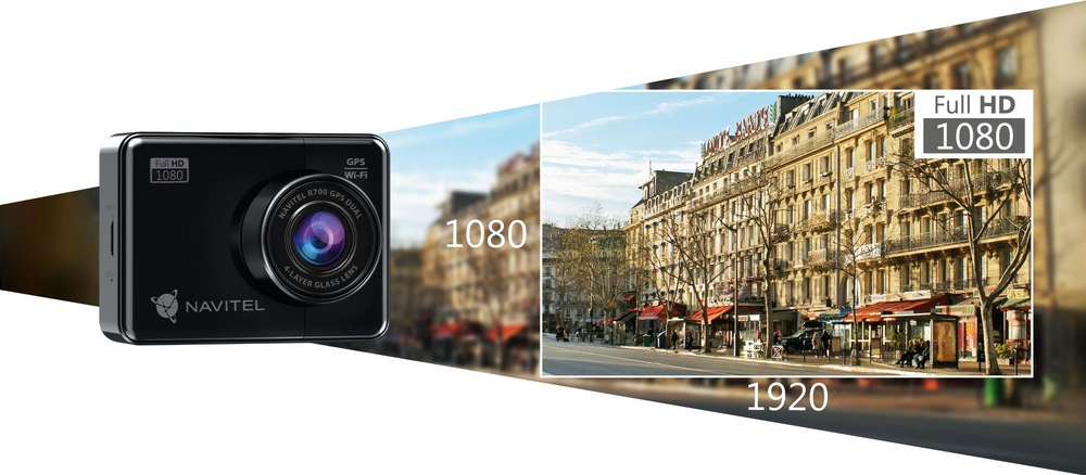 Autokamera NAVITEL R700 Dual černá