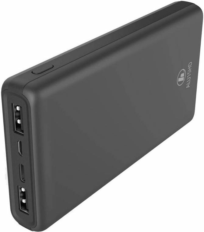 Powerbanka Hama ALU15HD, 15000 mAh šedá