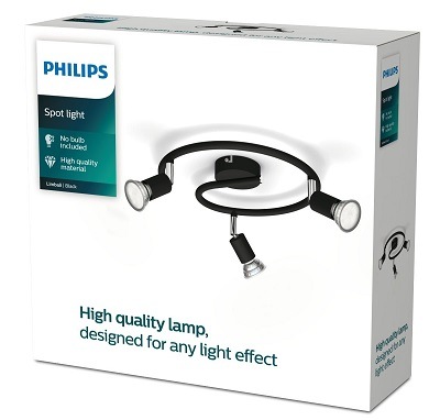 Bodové svítidlo Philips Limbali, 3xGU10 černé philips_limbali