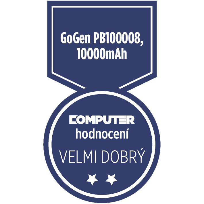 Powerbanka GoGEN PB100008 10000 mAh, USB-C PD 20W červená Powerbanka GoGEN PB100008 10000 mAh, USB-C PD 20W červená