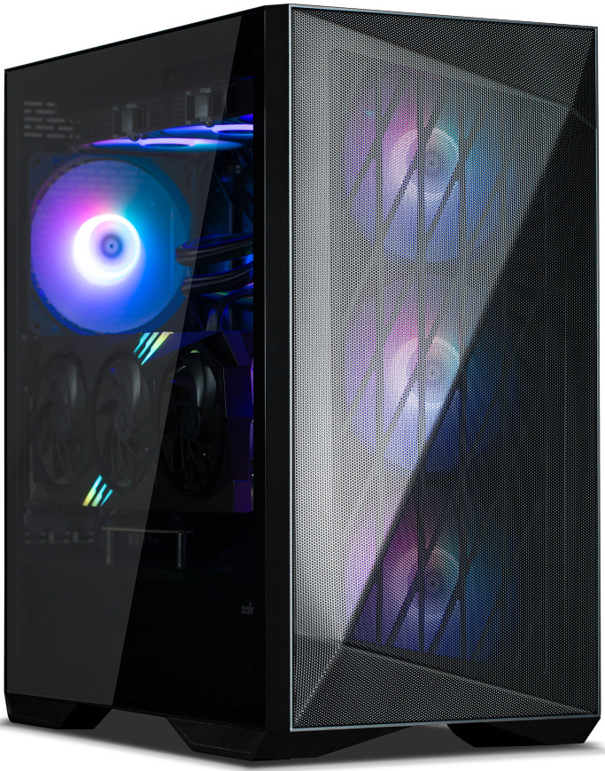 Case Zalman Z9 Iceberg MS černá Vnitřek skříně Zalman Z9 Iceberg MS s podsvícením