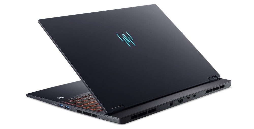 Notebook Acer Predator Helios Neo 16S AI (PHN16S-I51-94NV) černý Pootevřený notebook Acer Predator Helios Neo 16S AI zezadu