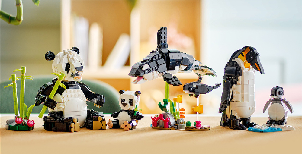 Možnost opakovaného přestavování a aplikace LEGO Builder přinášejí dětem tři různé modely i nové kreativní zážitky.