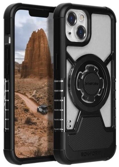 Kryt na mobil Rokform Crystal na Apple iPhone 13 černý/průhledný