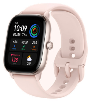 Chytré hodinky Amazfit GTS 4 Mini růžové