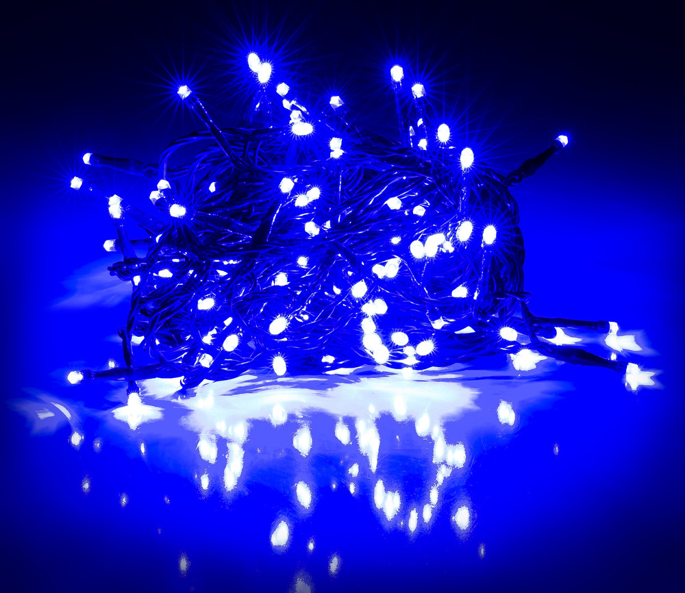 Vánoční osvětlení RETLUX RXL 305, řetěz, 150 LED, 15 m, modrá