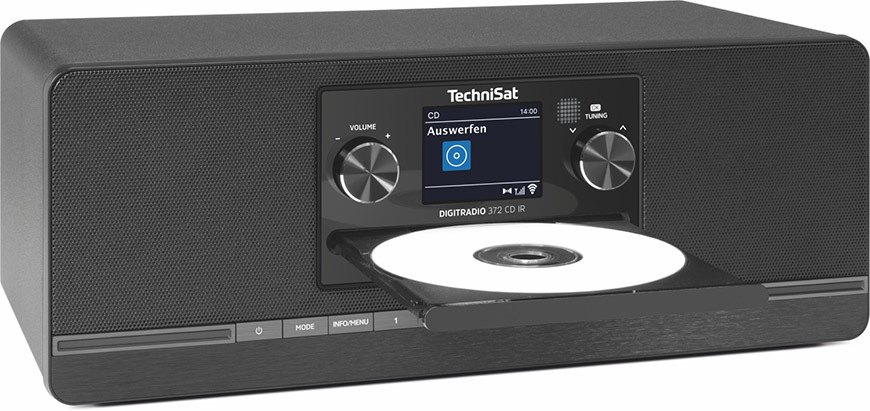 Internetové rádio s DAB+/CD TechniSat DIGITRADIO 372 CD IR, černé