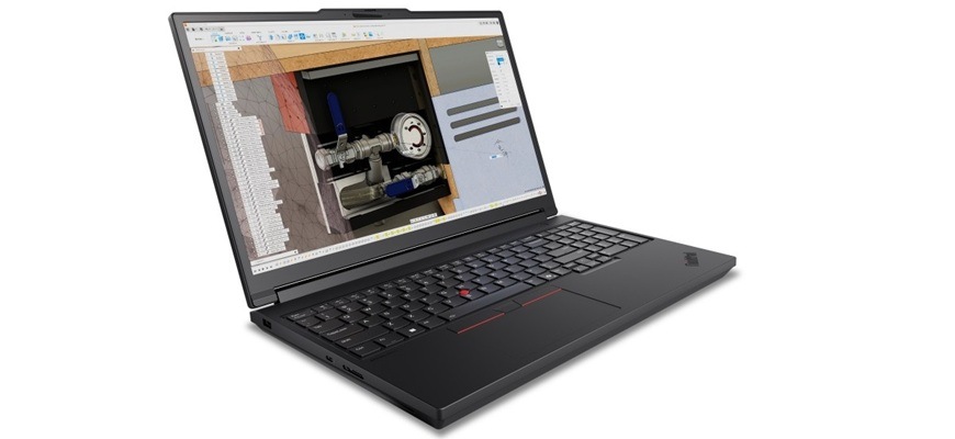 Notebook Lenovo ThinkPad P16 Gen 3 černý Detail obrázku notebooku.