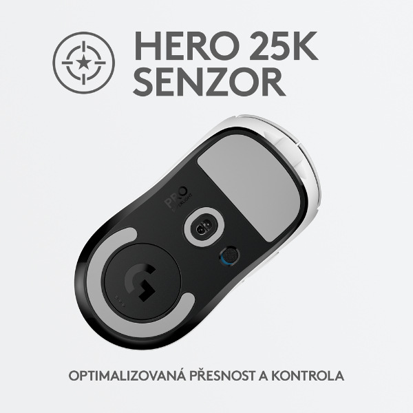 Myš Logitech Gaming PRO X Superlight bílá Myš Logitech Gaming PRO X Superlight bílá