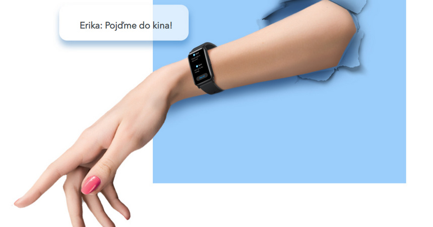 Fitness náramek HONOR Watch ES černý Fitness náramek HONOR Watch ES černý