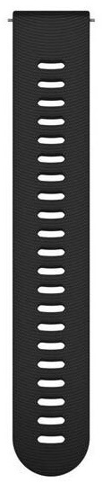 Řemínek Garmin Quick Release 20mm, silikonový černý, růžovozlatá přezka
