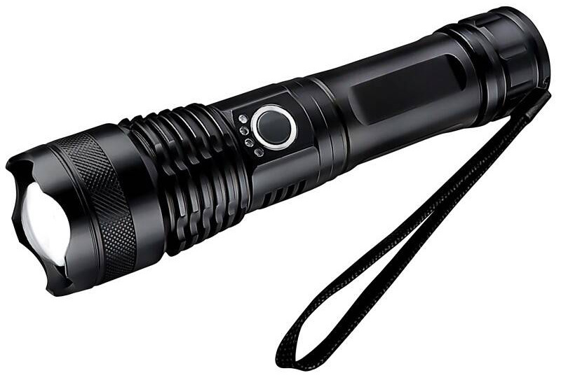 Svítilna Solight 1000 lm,  fokus, 2800 mAh Li-Ion, USB černá