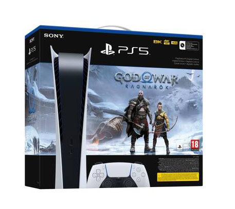 Sony PlayStation 5 Digital + God of War Ragnarök
