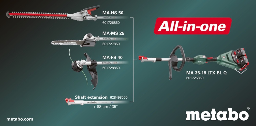 Motorová jednotka Metabo MA 36-18 LTX BL Q (bez baterie) 601725850 Motorová jednotka Metabo MA 36-18 LTX BL Q (bez baterie) 601725850