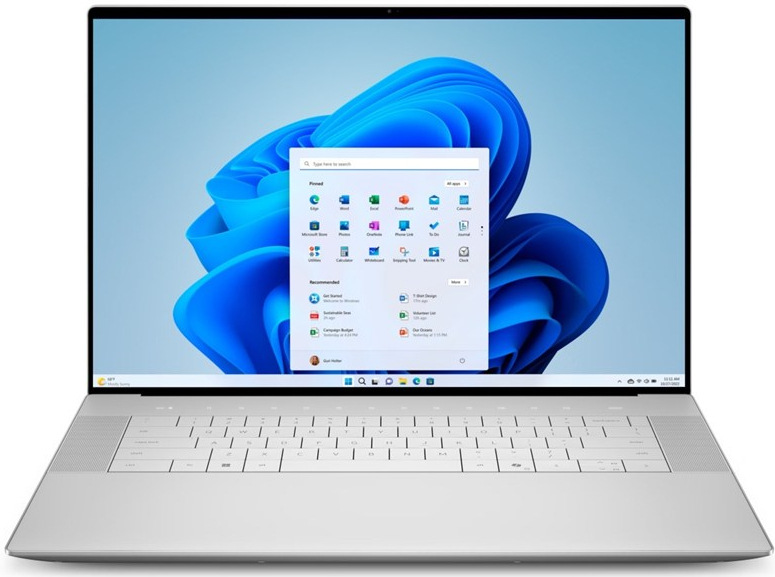 Notebook Dell 16 Premium DA16250 s dedikovanou grafickou kartou, stříbrná barva