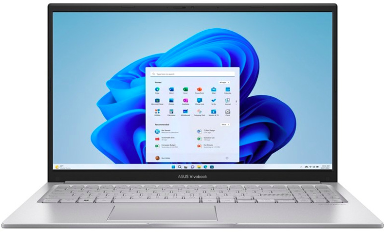 ASUS Vivobook 15 X1504VA-BQ4153W, 15,6palcový notebook ve stříbrném provedení s Windows 11 Home