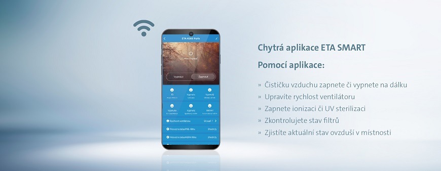Čistička vzduchu ETA Puris Smart 4569 90000 bílá Čistička vzduchu ETA Puris Smart 4569 90000 bílá