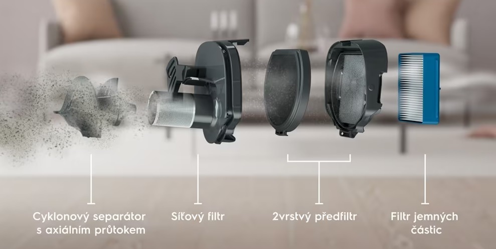 Tyčový vysavač Electrolux 600 ES62CB25UG