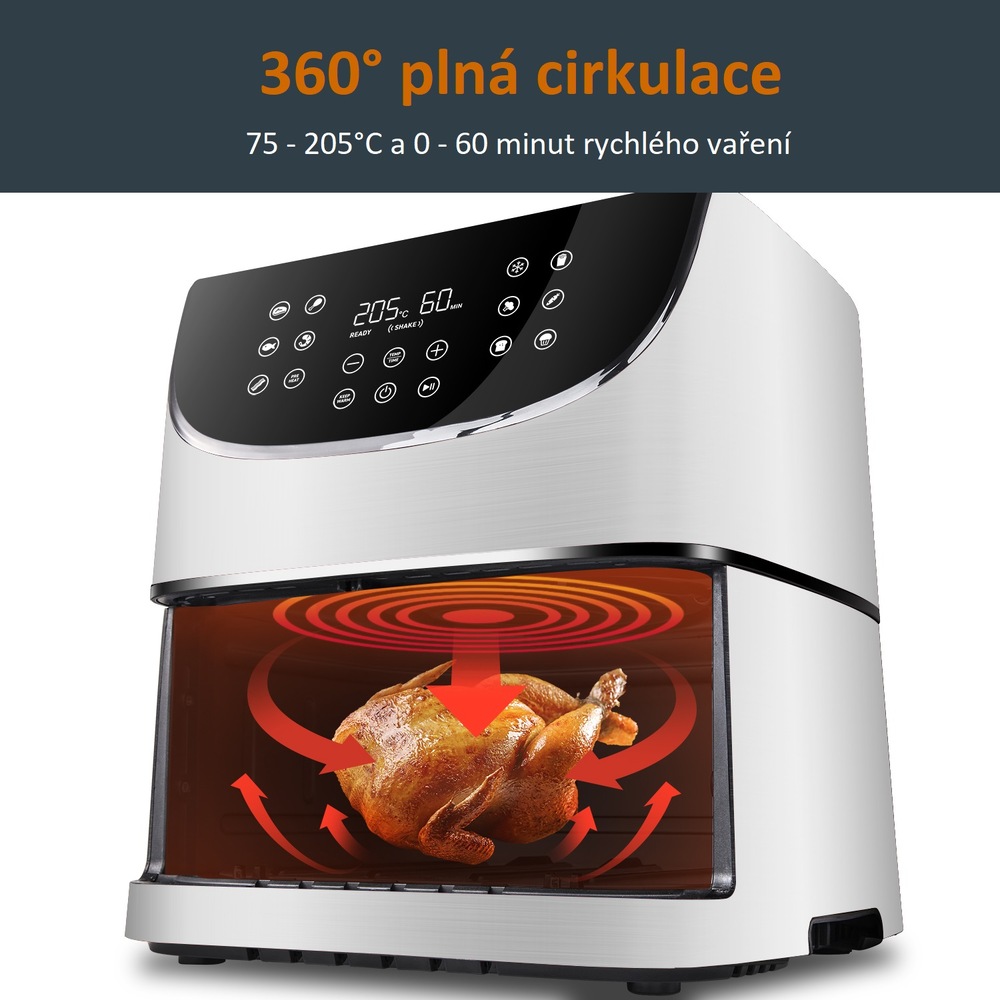 Fritéza horkovzdušná COSORI CP158 Premium 5,5 l bílá Fritéza horkovzdušná COSORI CP158 Premium 5,5 l bílá