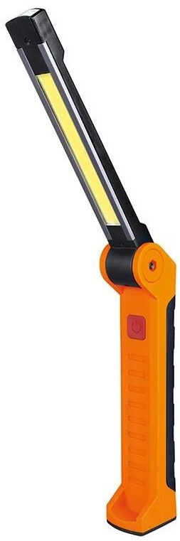 Svítilna Solight WM20, Pracovní nabíjecí LED lampa,  500lm + 70lm, COB, Li-Ion, USB černá/oranžová