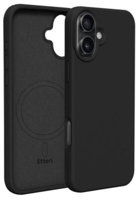 Kryt na mobil CPA Etteri Mag na Apple iPhone 16 v černé barvě
