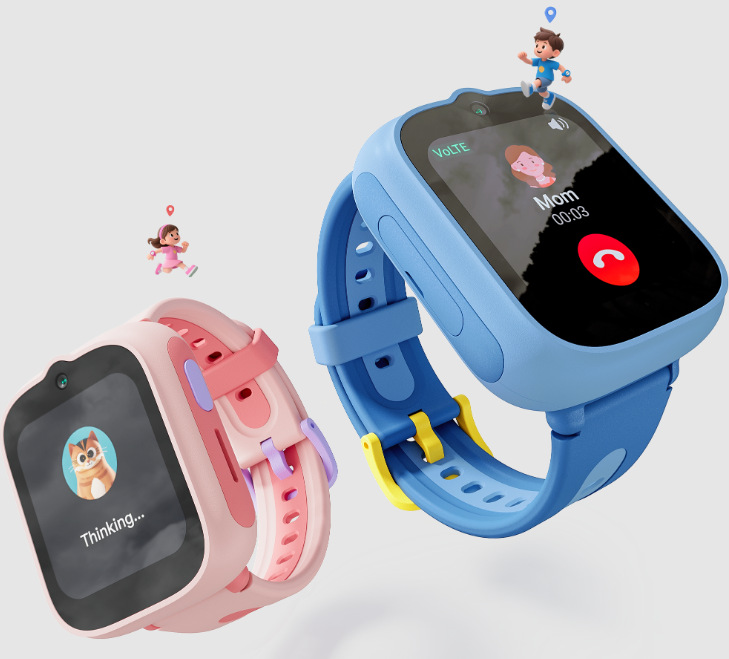 Hodinky TCL Movetime Family Watch 48 modré a růžové