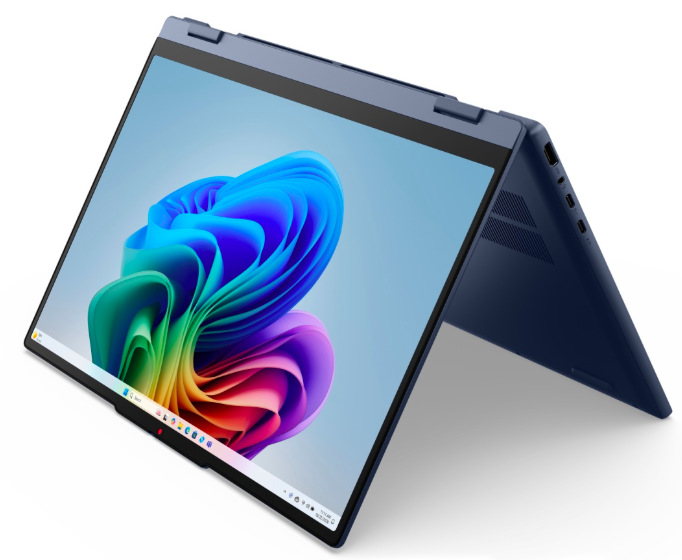 Modrý notebook Lenovo IdeaPad 5 2-in-1 15AHP11 R5-230 s 15,3″ displejem v režimu stanu
