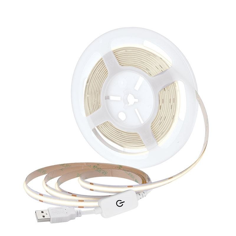LED pásek Solight WM62-NW, COB pásek, 5m černý