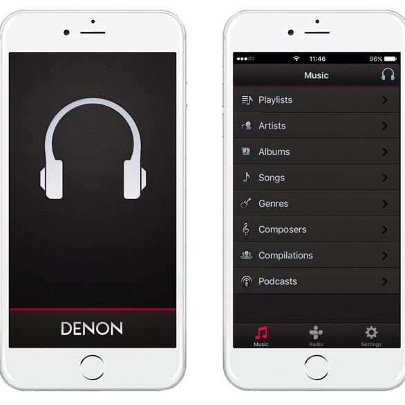 Sluchátka Denon AH-GC25NC bílá Sluchátka Denon AH-GC25NC bílá