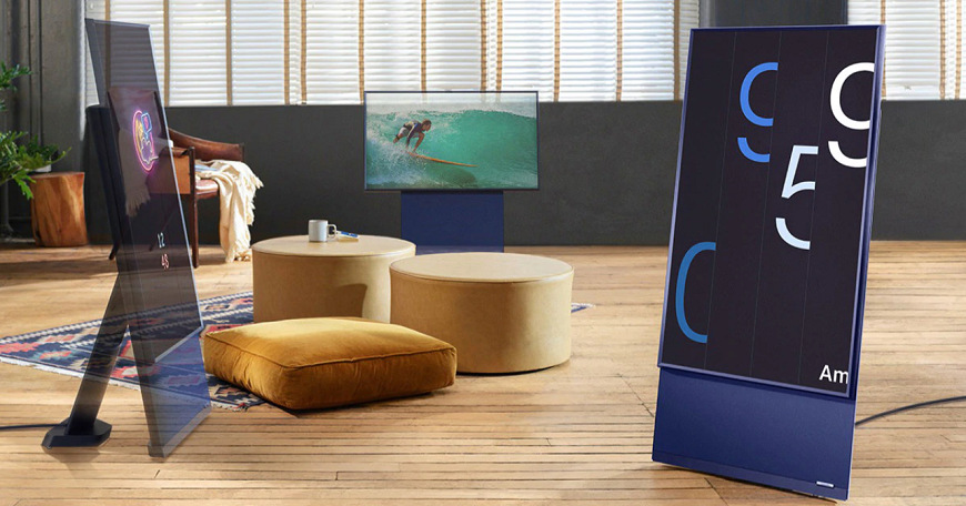 Stojan pro TV Samsung Sero Lifestyle TV černý Stojan pro TV Samsung Sero Lifestyle TV černý