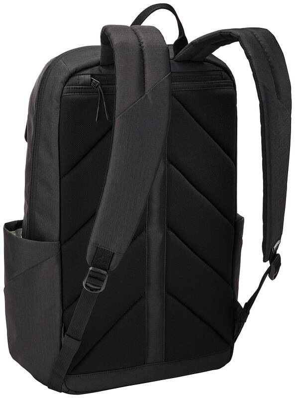 Batoh na notebook THULE Lithos 20 l černý batoh zezadu Batoh na notebook THULE Lithos 20 l - černý