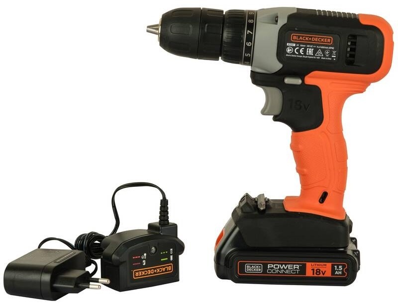 Vrtací šroubovák Black-Decker BCD001C1-QW (s baterií)